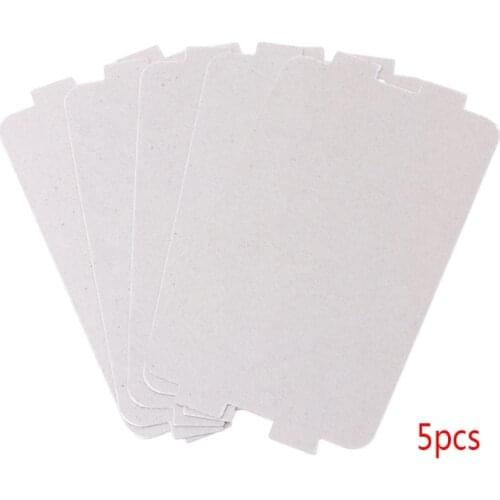 5Pcs Microwave Oven Mica Plate Sheet Thick Replacement Part 107x64mm For Midea 77UD