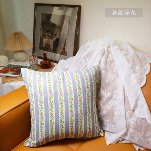 Polyester Flowers Printed Throw Pillow Cases Sofa Cushion Cover Home Decor 45x45cm Home Sofa Decorative Car Pillowcase