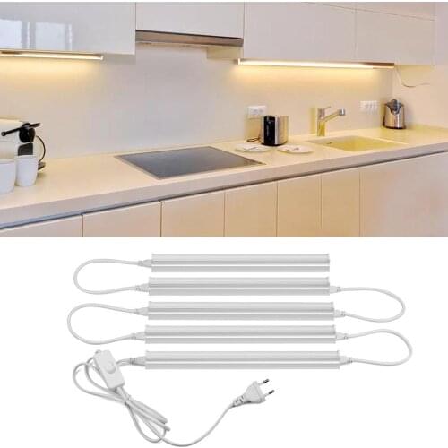 Full Set T5 LED Tube Light 220V 230V SMD 2835 290mm 570mm Fluorescent Wall Lamp Kitchen Home Decoration bulbs