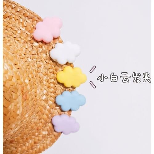 BJD doll Hairpin Cute little White Cloud hairpin Macaron MDD, Bear Sister, MSD, SD, BLYTHE small cloth 1/3 1/4 1/6 doll shooting