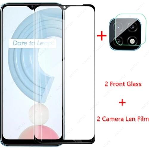 For Realme C21 C21Y Glass for Realme C21 Tempered Glass Screen Protector Camera Len Film for Realme C25 C11 2021 Narzo 30A GT