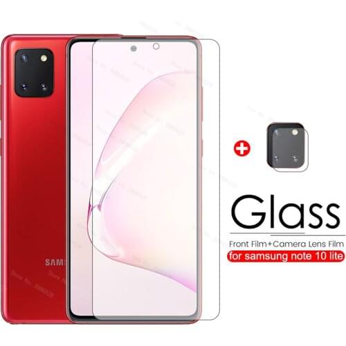 Camera protective glass for samsung note 10 lite glass screen protector for samsung galaxy note 10 lite light sm-n770f 6.7" film