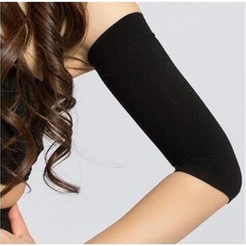 Women Elastic Compression Arm shaper Sleeves Slimming Calories mangas para brazo Weight Loss Elbow Massager Arm Wraps arm warmer