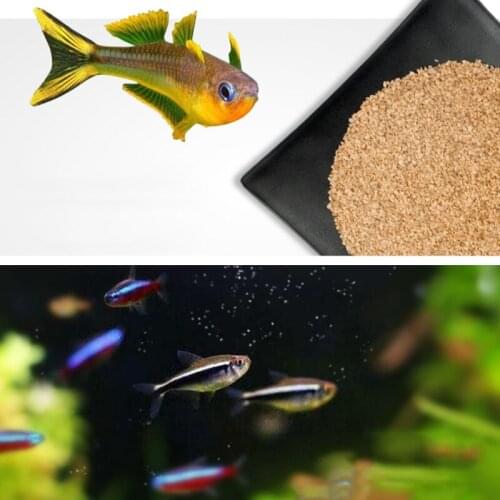 1 Can 1280ml/500ml Guppy Aquarium Fish Food Natural High Protein Fishing Baits 37MF