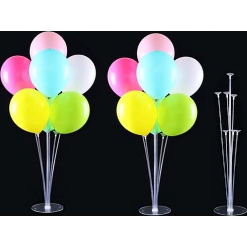 1set Balloons Column Stand Birthday Party Balloon Stand Balloon Holder Column Plastic Balloon Stick Wedding Birthday Party Decor