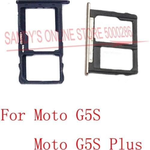 10 PCS Top Quality Micro SIM Card Tray Slot Holder For Motorola Moto G5S / Moto G5 S Plus G5S+ Sim Tray Replacement parts