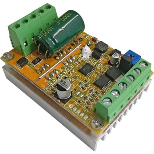 380W Brushless Motor Controller without Hall BLDC PWM signal PLC speed control Driver Board DC12V 24V 36V 48V