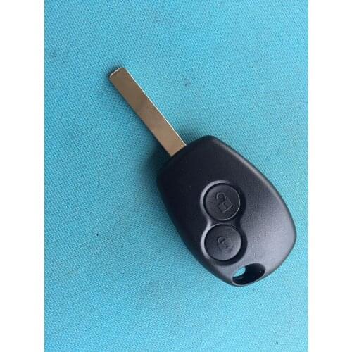 5pcs/Lot of New Replacement Shell Cover For Renault 2 Two Button Remote Key Shell Blank Case Uncut Key Blade No Logo Car Auto