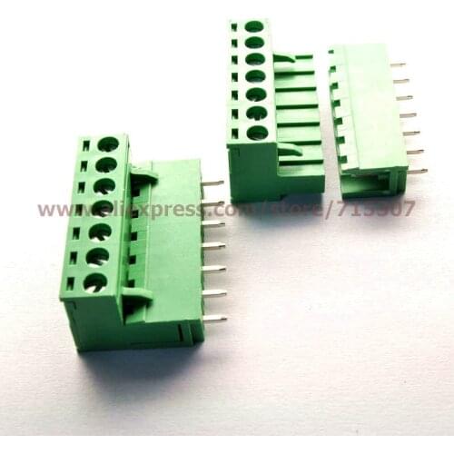 PHISCALE 5 set Vertical PCB Terminal Blocks 5.08mm 7pin 300V 15A