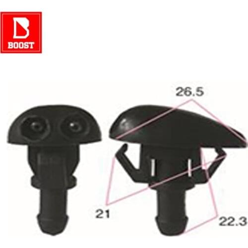 2PCS Auto Car Windshield Washer Wiper Water Spray Nozzle For Nissan Vehicle Car Accessories