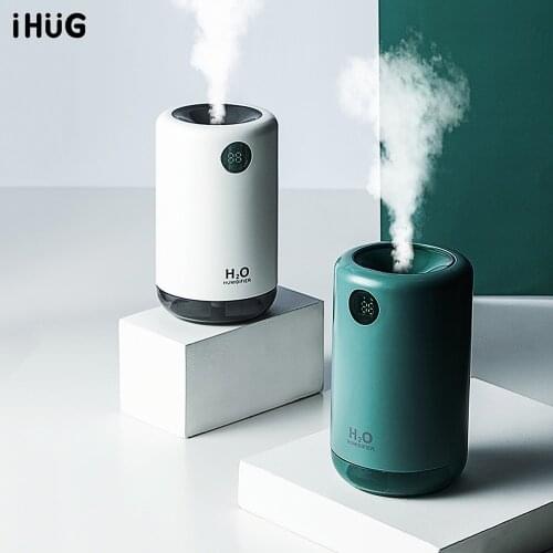 500ml Wireless Diffuser Air Humidifier Portable Aroma Diffuser 2000mAh Battery Rechargeable Essential Oil Humidificador Home