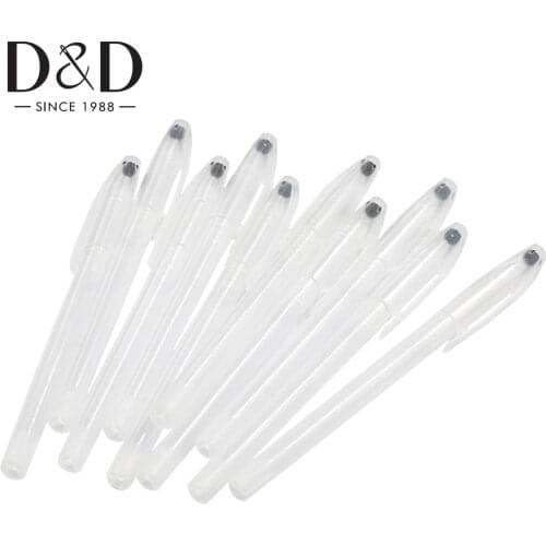 10Pcs Plastic Heat Erasable Marker Pen Case For High Temperature Disappearing Fabric Marker Refill DIY Sewing Dressmaker Tools