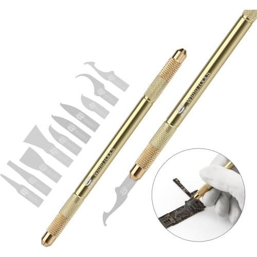 IC Motherboard Chip Repair Thin Blade Teardown Tools Remove Glue Cleaning Pry Knife For iPhone A8 A9 A10 A11 CPU Removal Blade