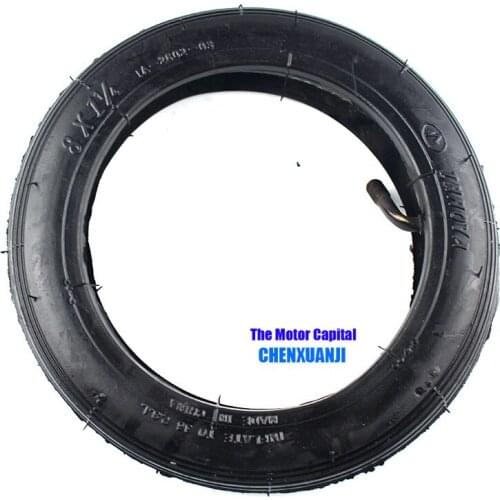 Good quality 8 inch tyre 8X1 1/4 Scooter Tire & Inner Tube fit Bent Valve Suits Bike Electric / Gas Scooter Tyre