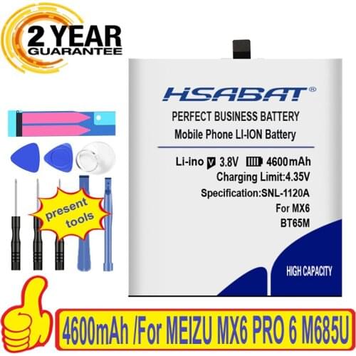 HSABAT Meizu PRO 6 Phone Batteries