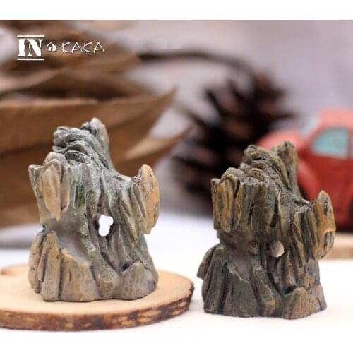 Artificial Rockery hill Micro landscape fairy garden decoration statuette ornament miniature/terrarium model Toy DIY accessories