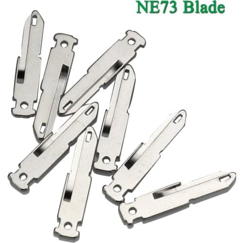 Bilchave For Renault Duster Logan Fluence Clio For Peugeot 206 306 406 106 Fob Remote Car Key NE73 Uncut Blade Replacement