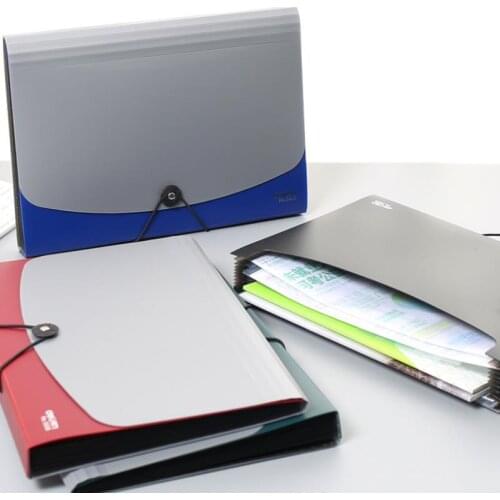 New Arrival 12 Layer A4 Multilayer Desk File Folder Expanding Bag Document Paper Storage Organizer Case School Office Stationery