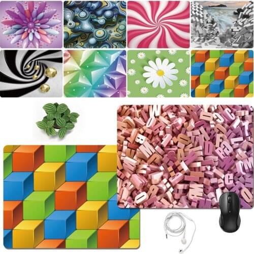 Mouse Pad Game Gamer Mouse Pad Small Size PU Leather Mouse Pad Computer Laptop Mousepad