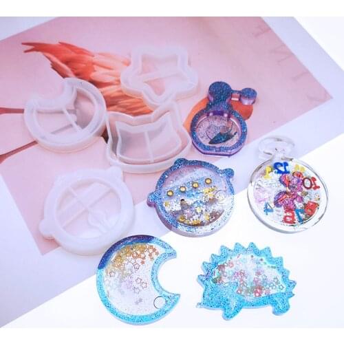 New Arrival Shaker Molds Milk Bottle UV Resin Epoxy Mold Magic Wand Oil Syringe Craft Tools