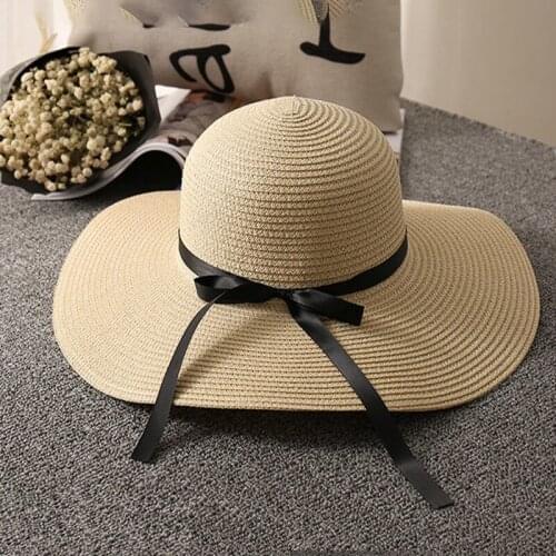 Beach Hat Fashion Summer Straw Hat Woman Beach Sun Hats Leisure Journey Outdoors Vacation Accessories Uv Protection