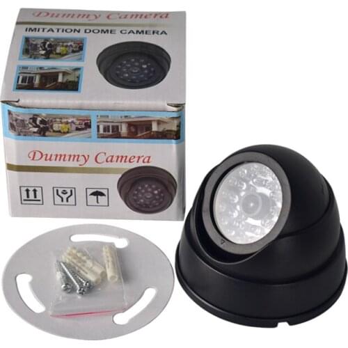 Fake Dummy Camera Outdoor Simulation Security Camera LED Flashing Red Video Surveillance Camera For Home Drop Shipping