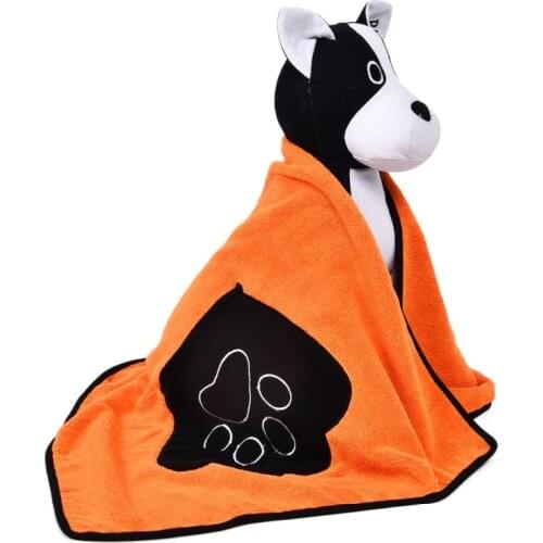 Pet Drying Towel Ultra-absorbent Dog Bath Towl Pet Drying Towel Towel Bath Shower Bathrobe Towel Dog Cat Cleaning Necessary