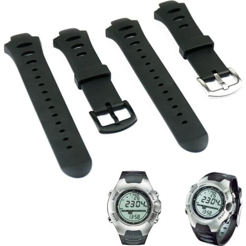 Watch accessories mens rubber strap for Suunto Observer X6HRM outdoor sports waterproof silicone strap women watch band