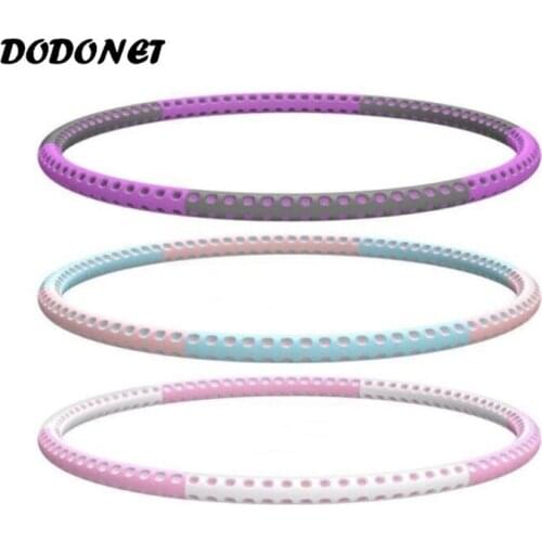 Six Section Adjustable Detachable Stainless Steel Core Adult Hula Ring