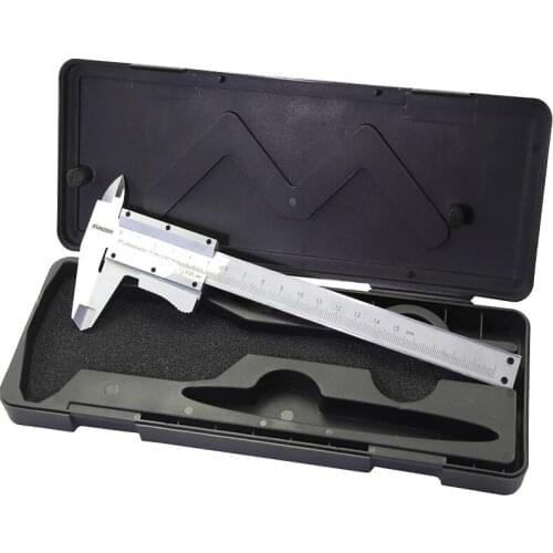 0-150mm 6inch Self lock Metal Caliper Industrial Quality Steel Vernier Caliper gauge Micrometer slider Ruler Measuring Caliper