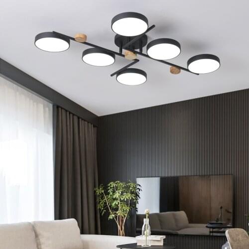Modern Ceiling Lights Living Room Dining Room Lamp Nordic Study Hotel Lamp Bedroom Homestay Apartment Bedroom Ceiling Chandelier