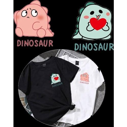 Jurassic Park Iron On Transfers Stickers For Clothes Cartoon Dinosaur Heat Transfers Clothing Patches Thermal Transfer Sticker