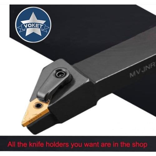 VOKET Lathe profiling machining external turning tool bar MVJNR MVJNL 1616 2020 2525 3232 K16 M16 P16