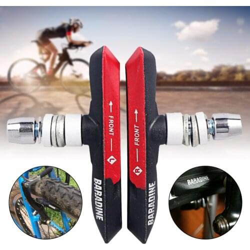 959V 73mm MTB V-Brake Pads Mechanical Linear Pull Brakes Dual Compound Bicycle Brake Blocks All-Weather use