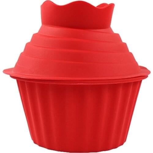 High Quality Silicone Giant Cupcake Mold,3 PCS Big Top Cupcake Silicone Mould,Heat Resistant Bake tools Baking Maker K950