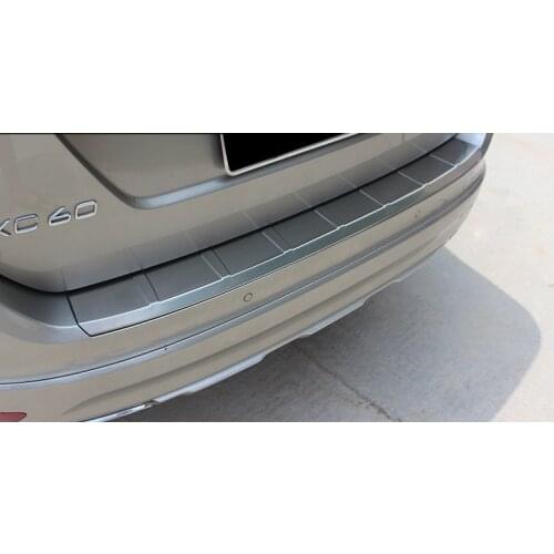 Rear Bumper Protector Sill Trunk Rear guard Tread Plate Trim For Volvo XC60 2009-2020