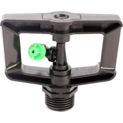 1pcs 3 Colors 1/2'' Male Thread Damping 360 Degree Rotating Nozzle Sprinkler Different Flow Rate Garden Home Irrigation Sprayer