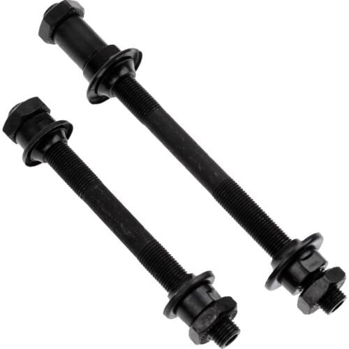 2pcs Rear Bike Spindle Axle Cycle Front Wheel Axle Hollow Hub Quick Release