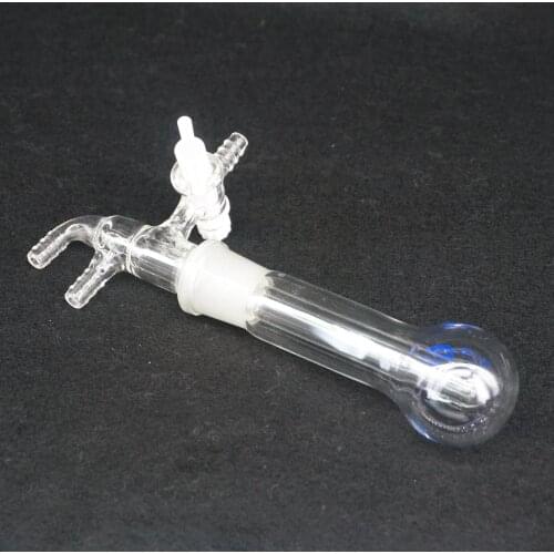 25ml Laboratory Glass Micro sublimator sublimation flask with PTFE Stopcock