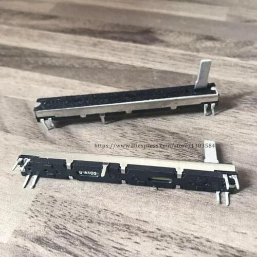 2pcsStraight Slide Potentiometer Double Fader A10K For Soundcraft EFX8 Fader A10Kx2 Can replace for Panasonic potentiometer 4.9