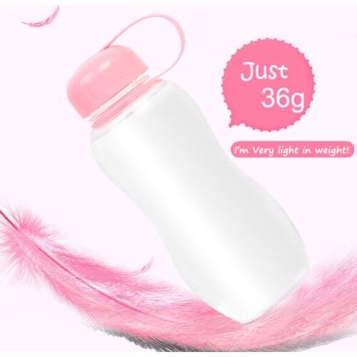 Light Weight Cute calabash shape Food grade Plastic Mini Water Bottle Drinkware protein shaker Camping Hiking Bottle 200ml/300ml