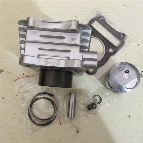 Motorcycle Accessories GS125 Sets of Cylinders CBGS125 Engine 156FM1-E Cylinder Block Piston