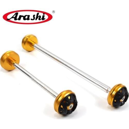 Arashi GSXR600 2006-2012 CNC Axle Slider For SUZUKI GSXR 600 2006-2008 2009 2010 2012 Fork Wheel Protector Sliders Front Rear