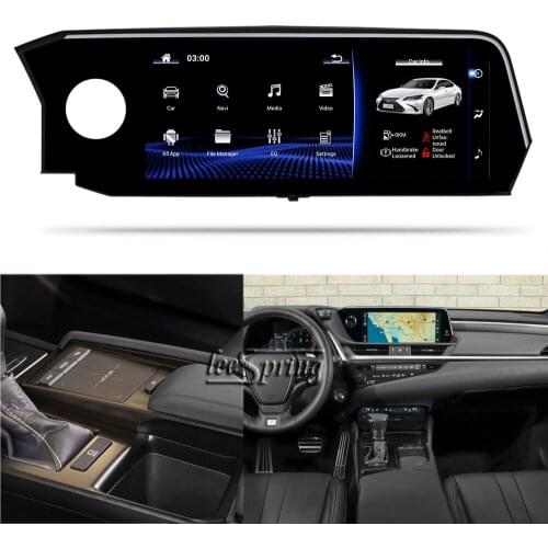 12.3"Car multimedia Player for LEXUS ES GPS Navigation (2018 original Car with touchpad Remote system) left-hand drive
