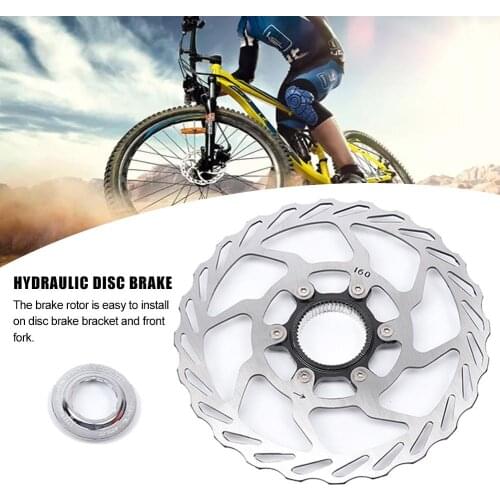 Centerlock Bicycle Hydraulic Disc Brake Rotor 160mm Bicycle Disc Brake Rotor Ultra Light Bike Rotor for Cycling Bike Accessories