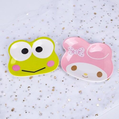 Childrens tableware Kitchen Mini Tableware Miniatures Cup Plate Dish Or Snacks Fruit Sushi Plate Cute Cartoon Creative Tablewar