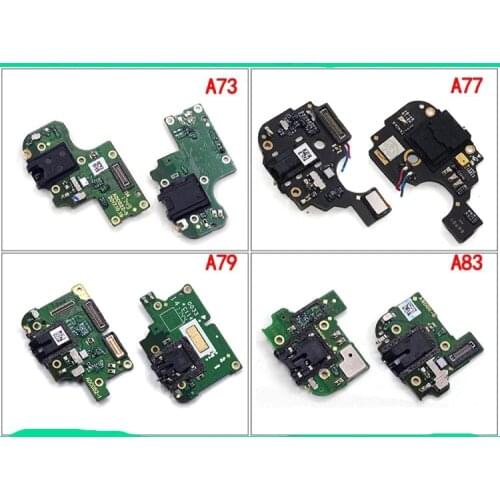 OPPO A73 A77 A79 A83 A1 A3 A5 Headphone Jack MIC Microphone PCB Board Flex Cable FPC FFC Vibration Motor Mainboard Connector