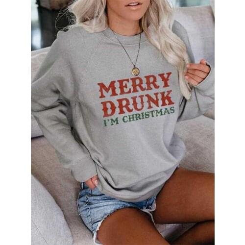 Oyao Women's Sweatshirts With Inscriptions