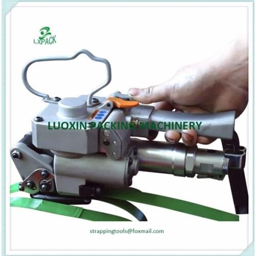 LX-PACK Lowest Factory Price XQD-25 Pneumatic strapping banding machine PP/PET strap hand packing tool automatic machine bander
