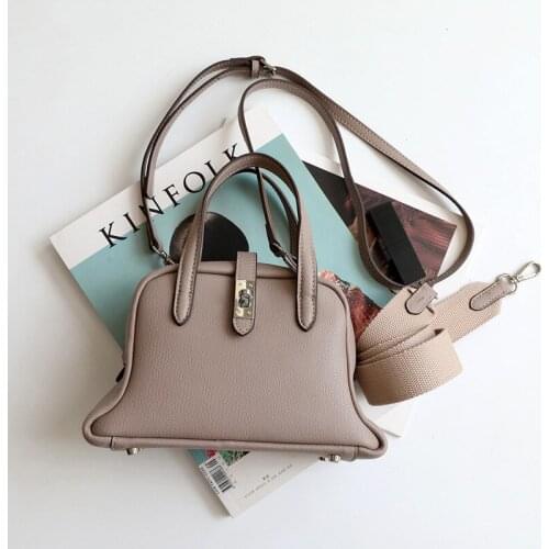 OUSSON New Design Leather Tote Handbag Fashion Exquisite Female Retro Crossbody Bag For Woman